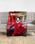 'Poland Doggos Soccer' Personalized Pet Blanket