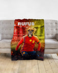 'Spain Doggos Soccer' Personalized Pet Blanket