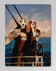 'Titanic Doggos' Personalized 2 Pet Blanket