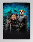 'Game of Bones' Personalized 2 Pet Blankets