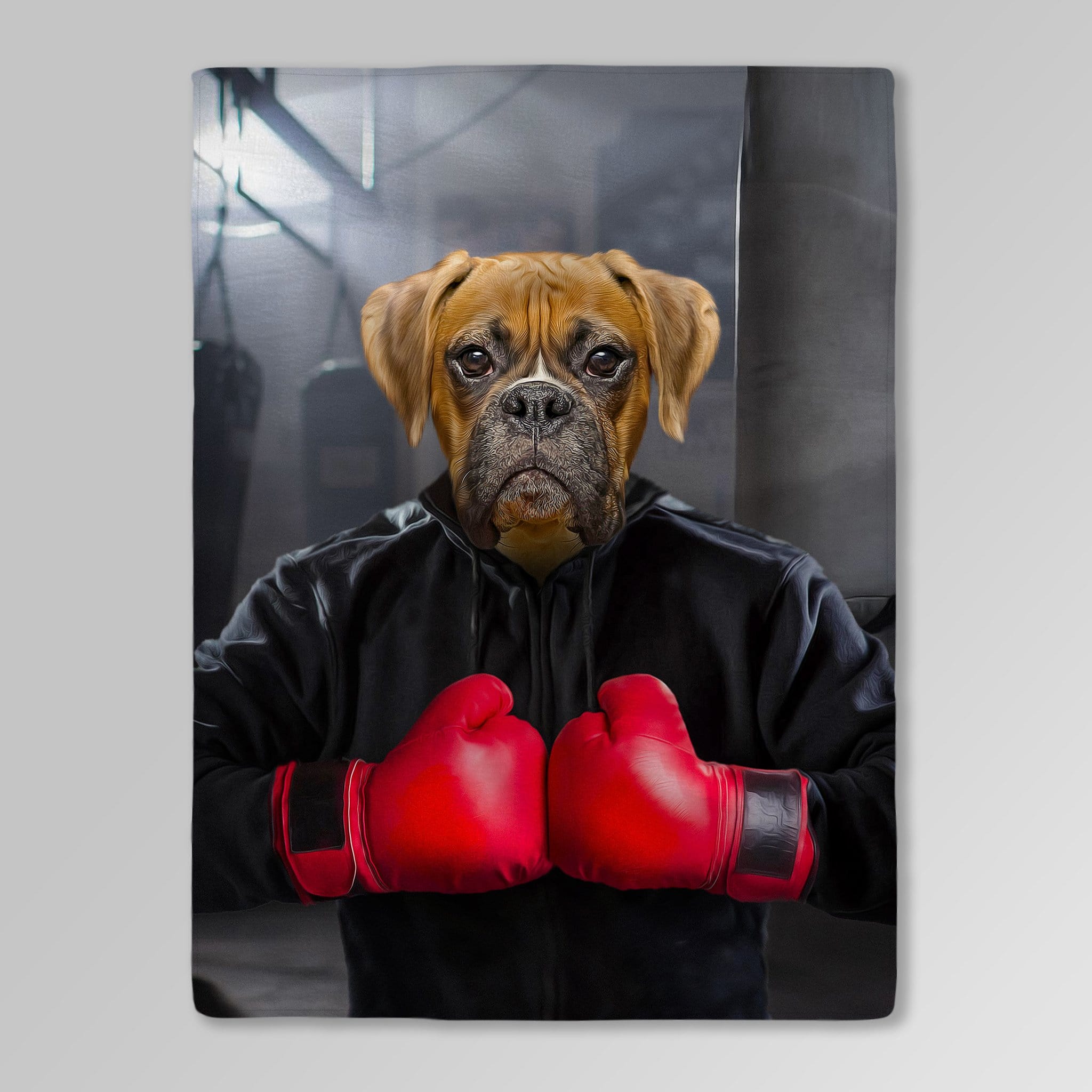 &#39;The Boxer&#39; Personalized Pet Blanket