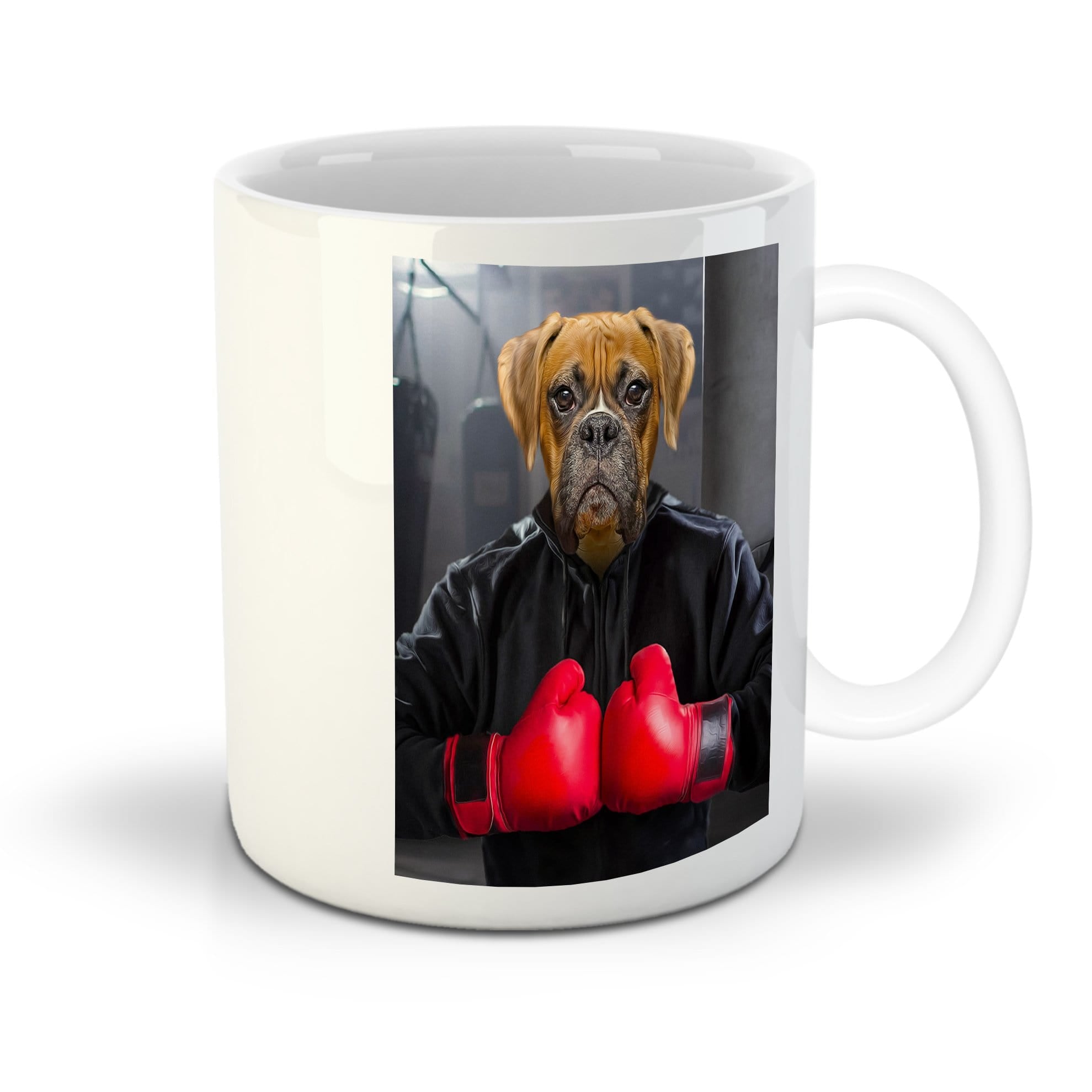 &#39;The Boxer&#39; Custom Pet Mug