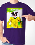 'Brazil Doggos Soccer' Personalized Pet T-Shirt