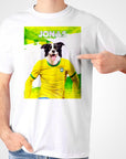 'Brazil Doggos Soccer' Personalized Pet T-Shirt