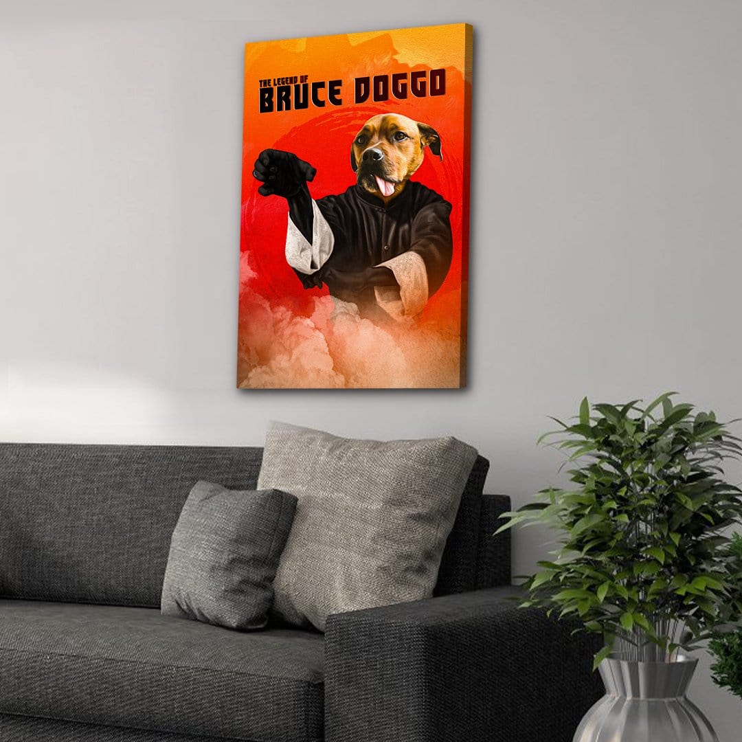 &#39;Bruce Doggo&#39; Personalized Pet Canvas