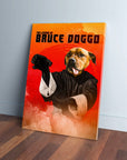 'Bruce Doggo' Personalized Pet Canvas