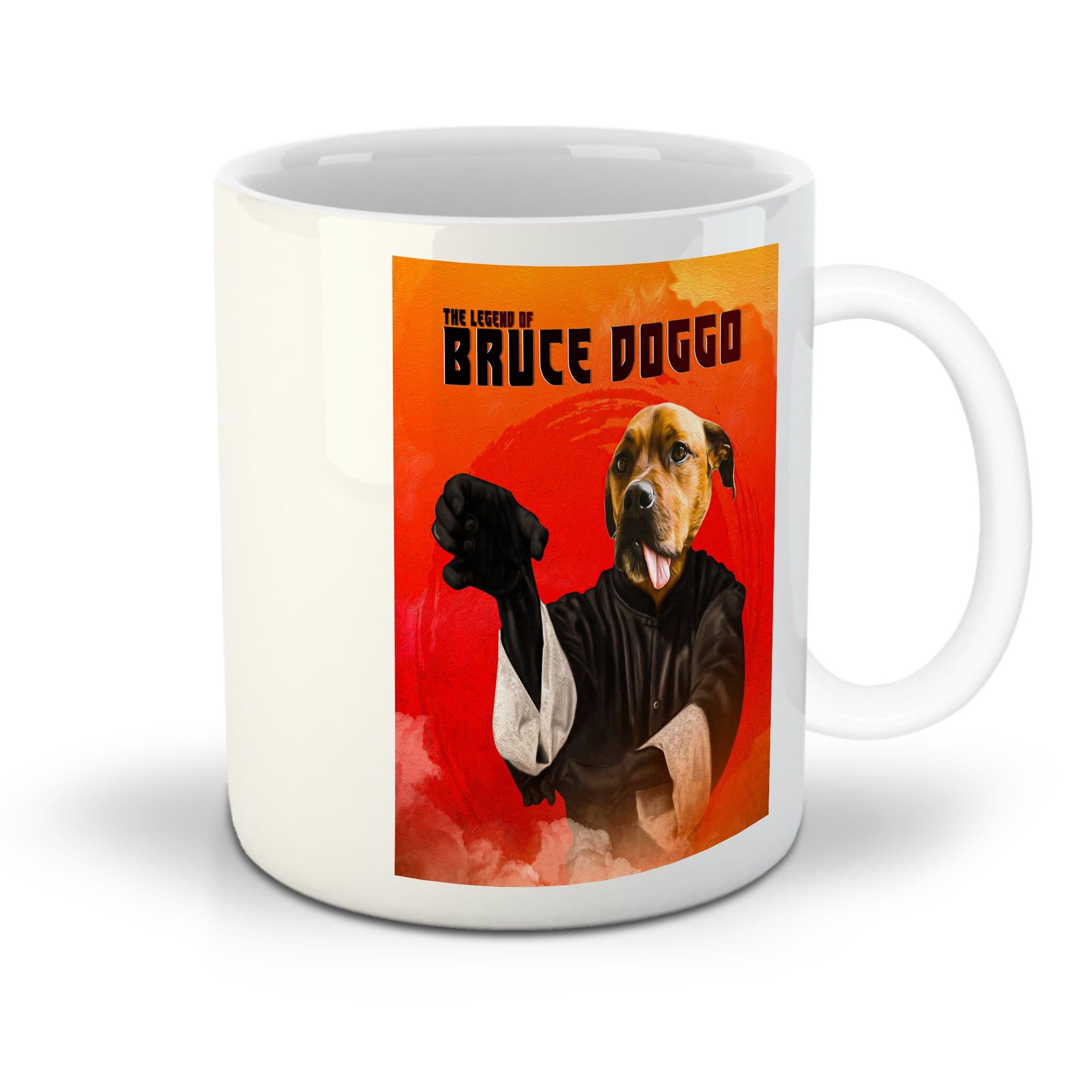 Taza personalizada para mascota &#39;Bruce Doggo&#39;