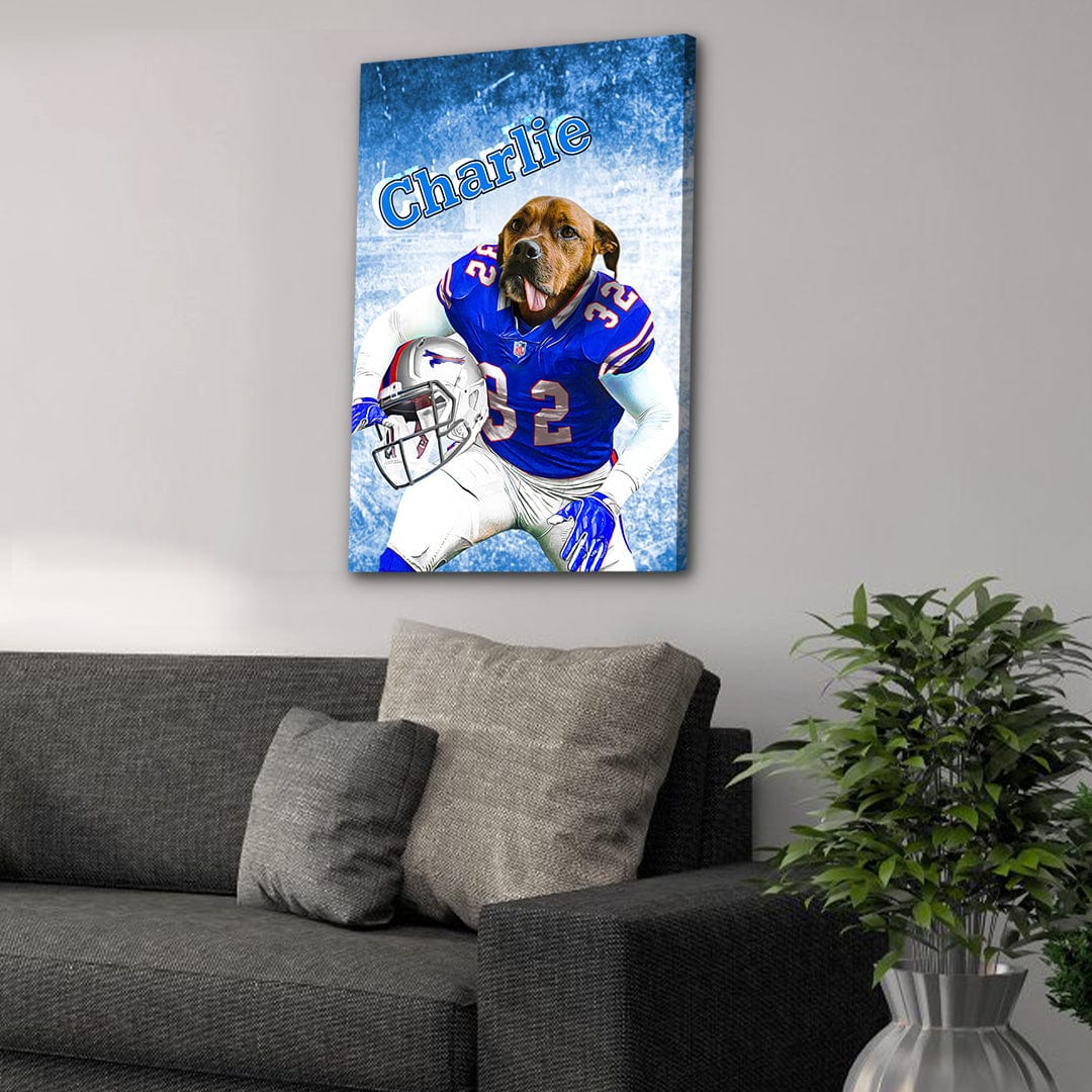 &#39;Buffalo Doggos&#39; Personalized Pet Canvas