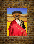 'The Bull Fighter' Personalized Pet Poster