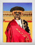 'The Bull Fighter' Personalized Pet Poster