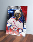 'New York Doggers' Personalized Pet Canvas