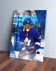 'Toronto Maple Woofs' Personalized Pet Canvas