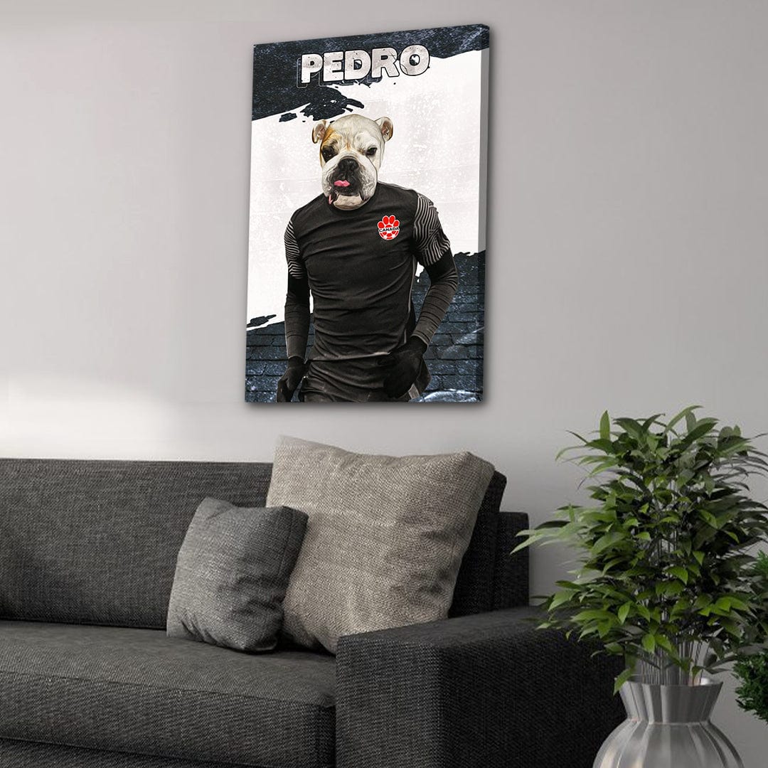 &#39;Canada Doggos Soccer&#39; Personalized Pet Canvas