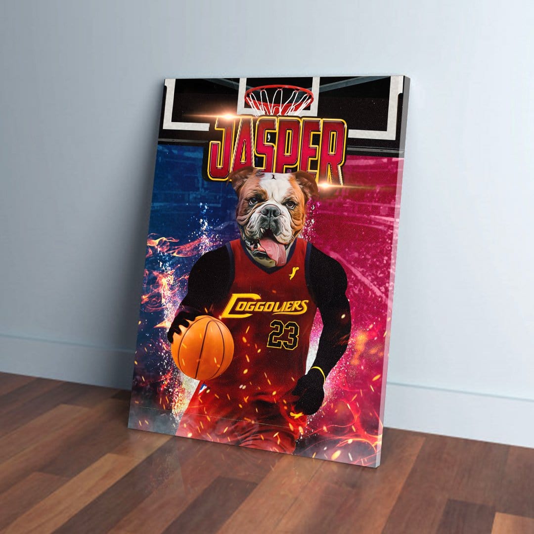 &#39;Cleveland Doggoliers&#39; Personalized Pet Canvas