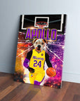 'Los Angeles Woofers' Personalized Pet Canvas