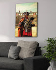 'The Gladiator' Personalized Pet Canvas