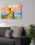 'The Rainbow Bridge' Personalized Pet Canvas