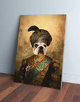 'The Sultan' Personalized Pet Canvas