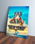 'Top Paw' Personalizable Pet Canvas