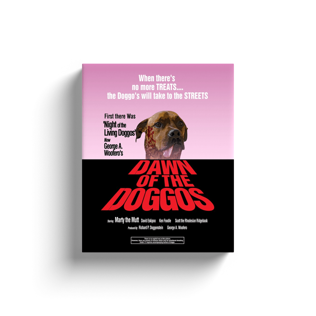 Dawn of the Doggos: Personalized Canvas