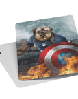 'Captain Doggmerica' Personalized Pet Playing Cards