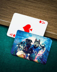 'Carolina Doggos' Personalized 2 Pet Playing Cards