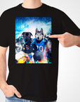'Carolina Doggos' Personalized 2 Pet T-Shirt