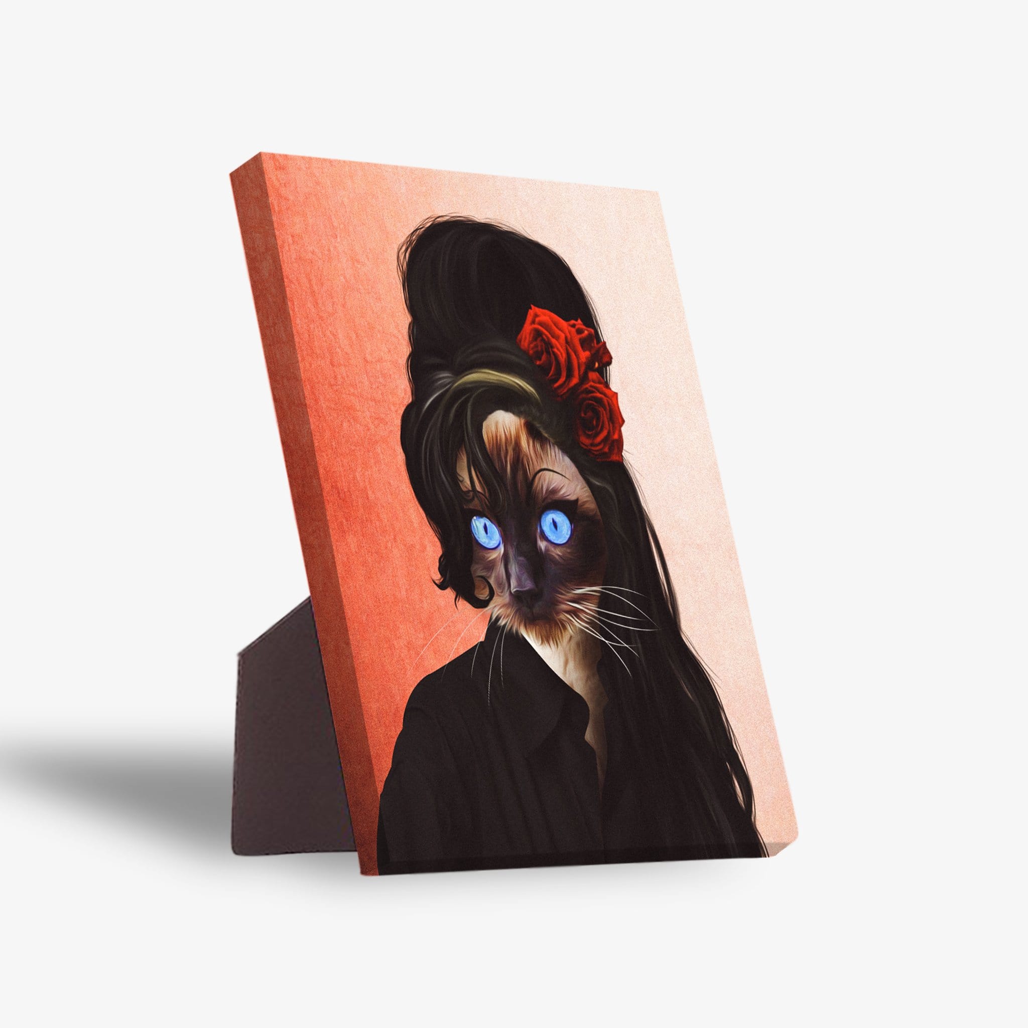 &#39;Amy Cathouse&#39; Personalized Pet Standing Canvas