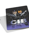 'Cats In Black' Personalized 2 Pet Playing Cards