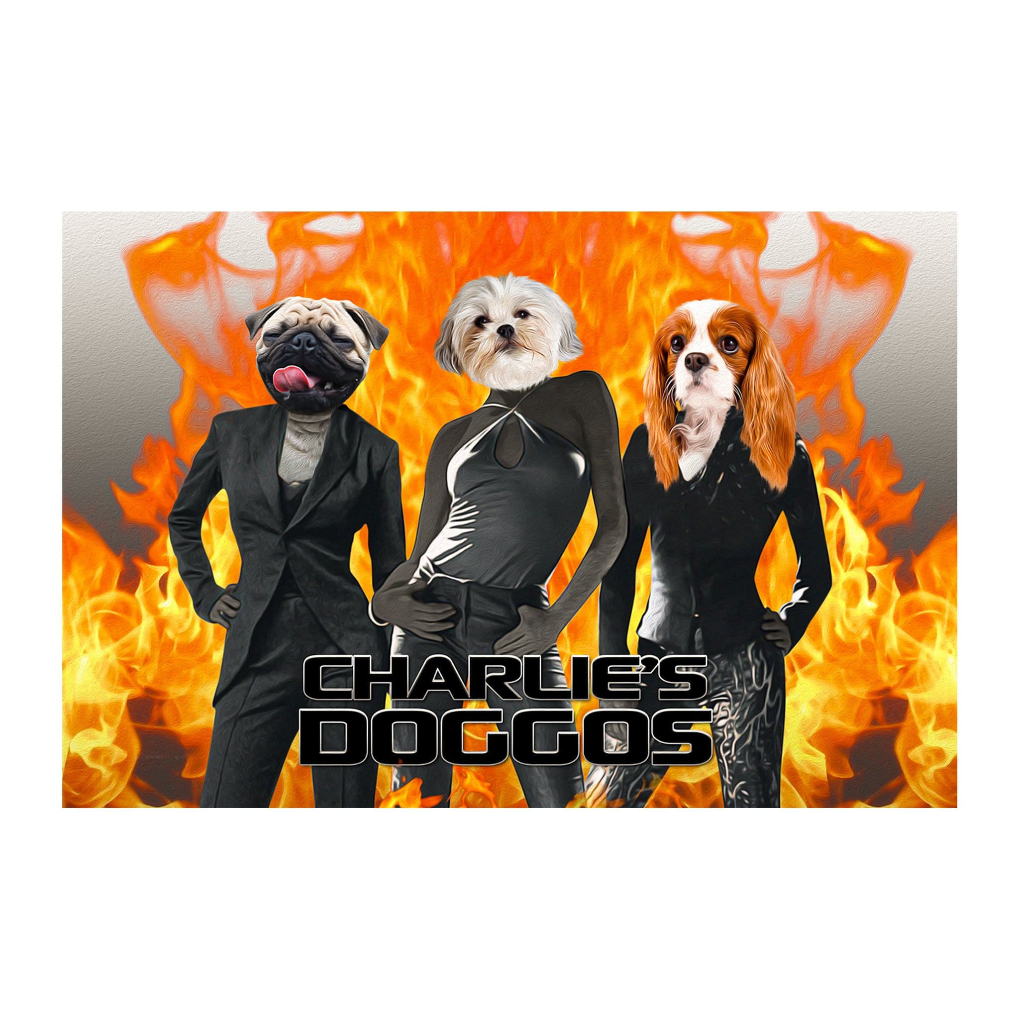'Charlie's Doggos' Digital Portrait