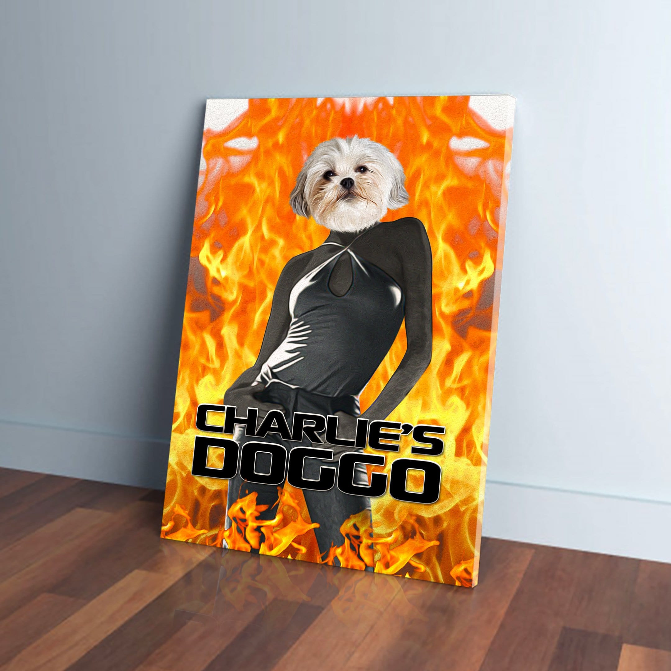 &#39;Charlie&#39;s Doggo&#39; Personalized Pet Canvas