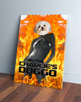 'Charlie's Doggo' Personalized Pet Canvas
