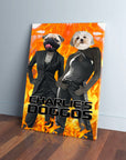 'Charlie's Doggos' Personalized 2 Pet Canvas