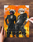Rompecabezas personalizado de 2 mascotas 'Charlie's Doggos'