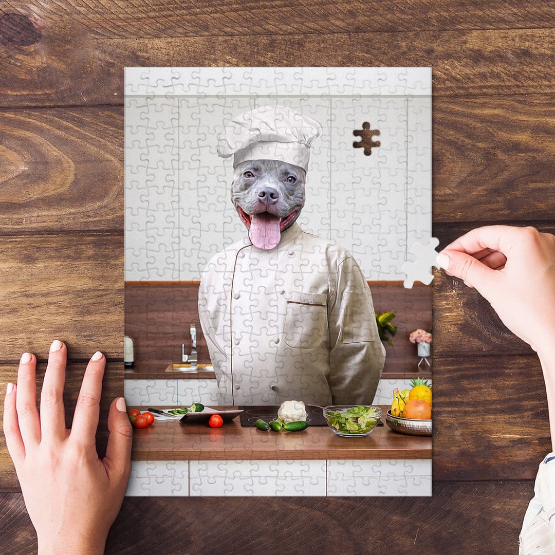 &#39;The Chef&#39; Personalized Pet Puzzle