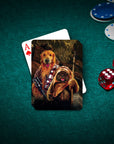 'Chewdogga & Dogg-E-Wok' Personalized 2 Pet Playing Cards