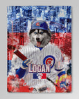 'Chicago Cubdogs' Personalized Pet Blanket