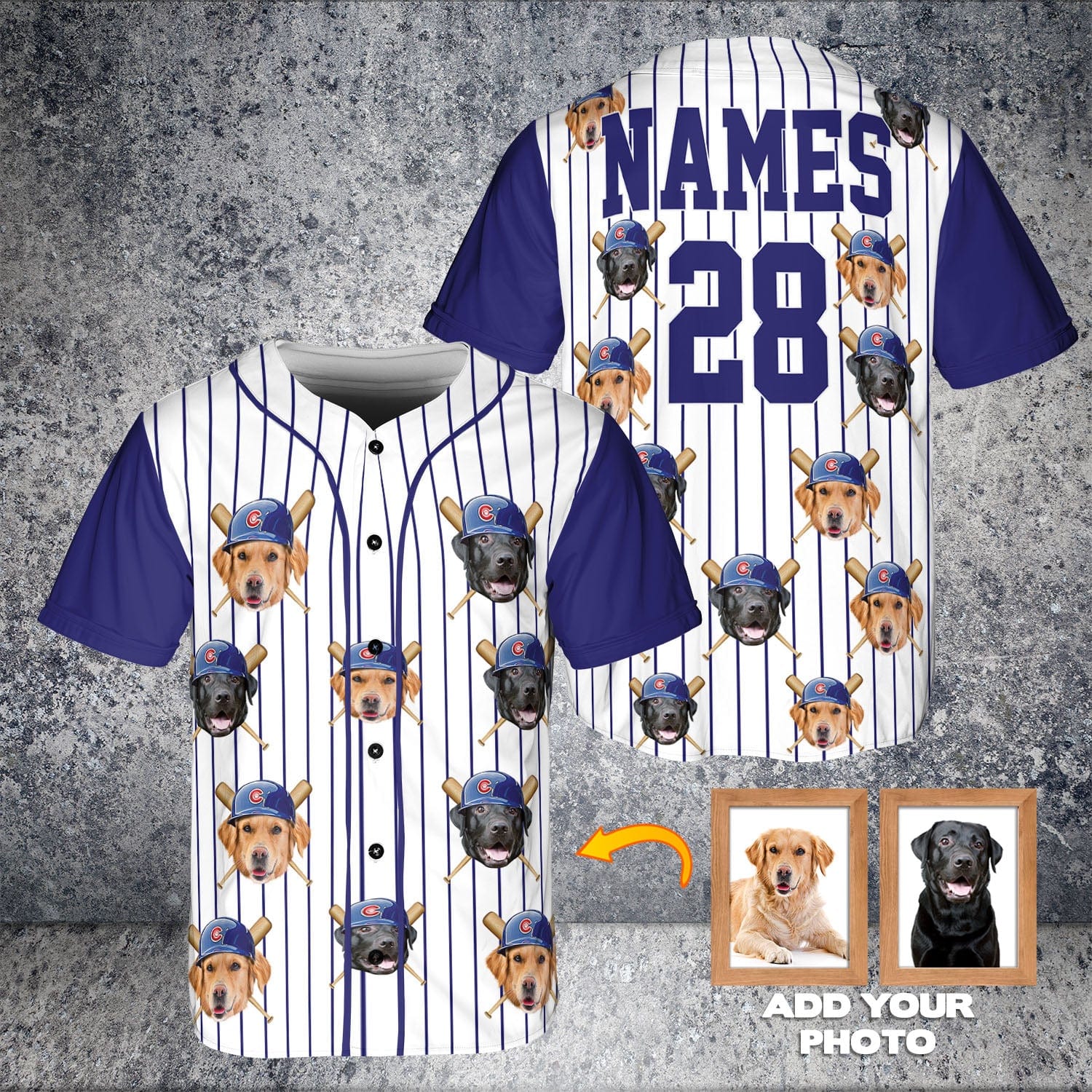 Camiseta de béisbol personalizada de los Chicago Beardogs