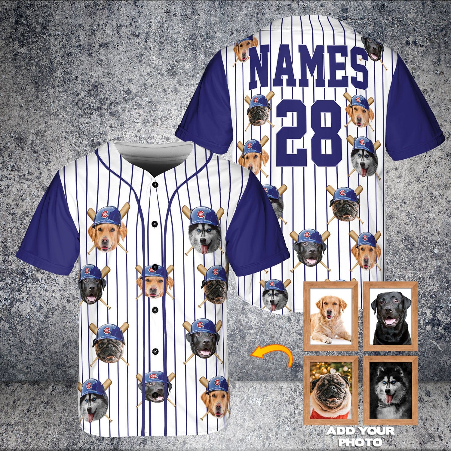 Chicago Beardogs Custom Baseball Jersey