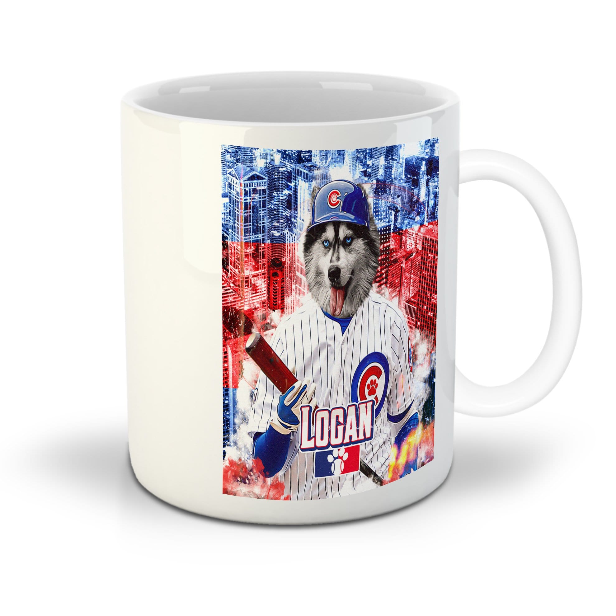 &#39;Chicago Cubdogs&#39; Personalized Pet Mug