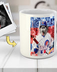 Taza personalizada para mascotas 'Chicago Cubdogs'