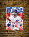 'Chicago Cubdogs' Personalized Pet Poster