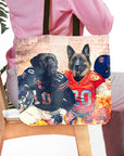 'Chicago Doggos' Personalized 2 Pet Tote Bag