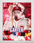 Póster Mascota personalizada 'Cincinnati Red Doggos'