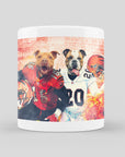 Taza personalizada para 2 mascotas 'Cincinnati Doggos'
