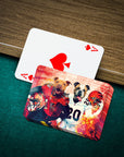 'Cincinnati Doggos' Personalized 2 Pet Playing Cards