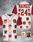 Camiseta de béisbol personalizada de Cincinnati Red Doggos