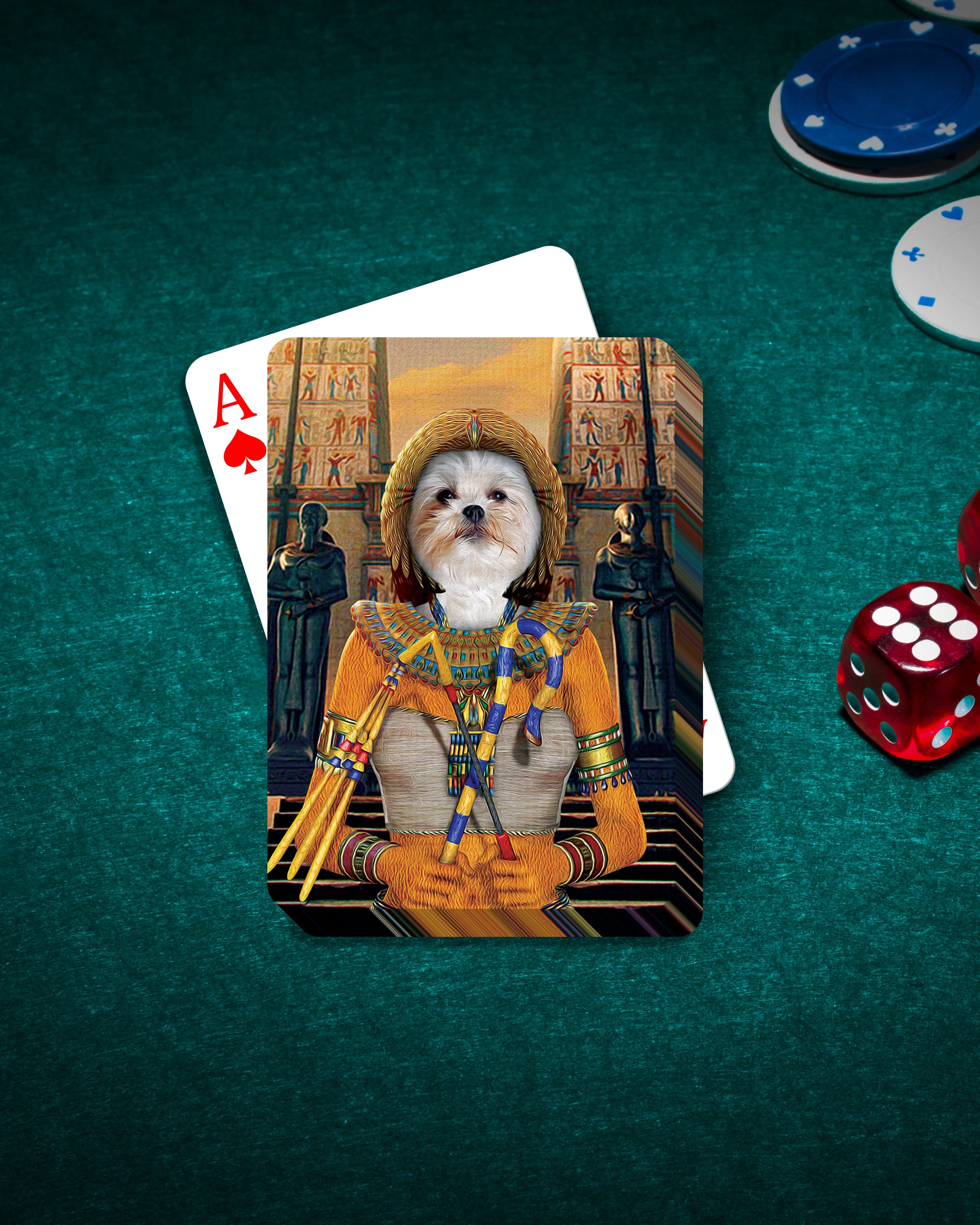 &#39;Cleopawtra&#39; Personalized Pet Playing Cards