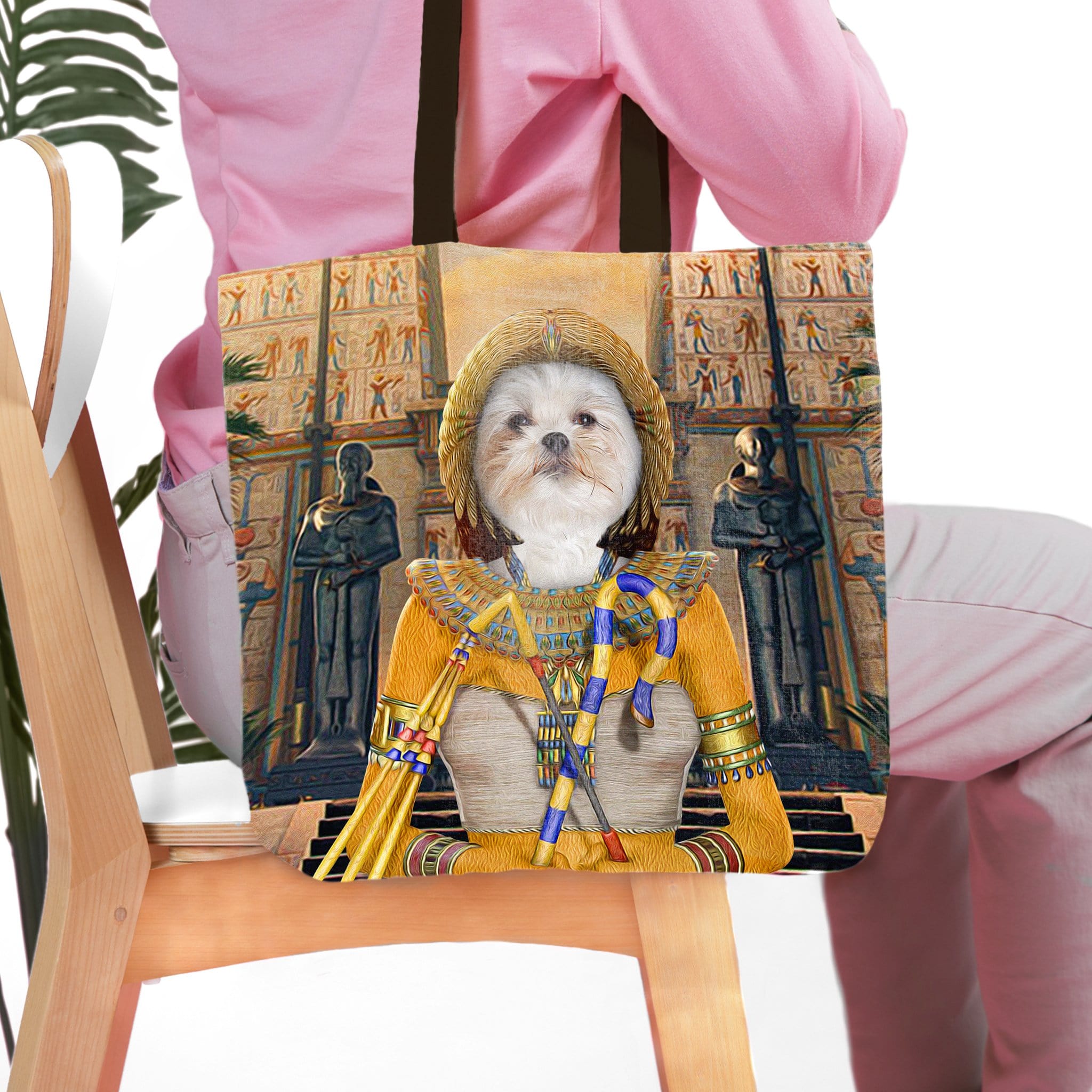 &#39;Cleopawtra&#39; Personalized Tote Bag