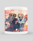 Taza personalizada para 2 mascotas 'Cleveland Doggos'